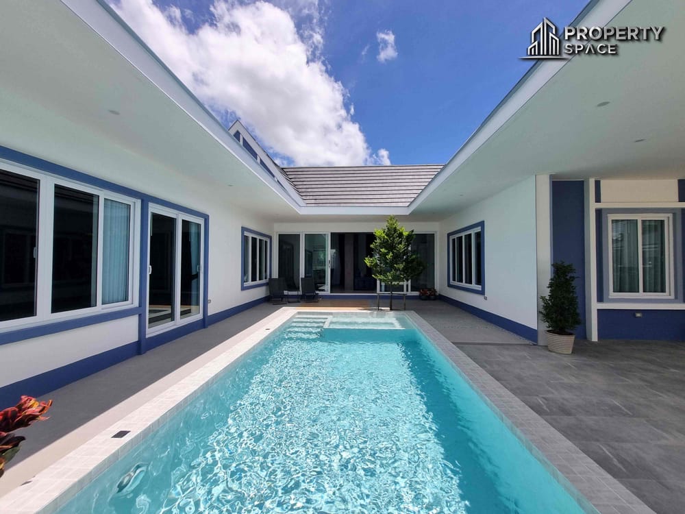 Modern Nordic-Style 5 Bedroom Pool Villa Near Mabprachan Lake Pattaya For Sale Image 1