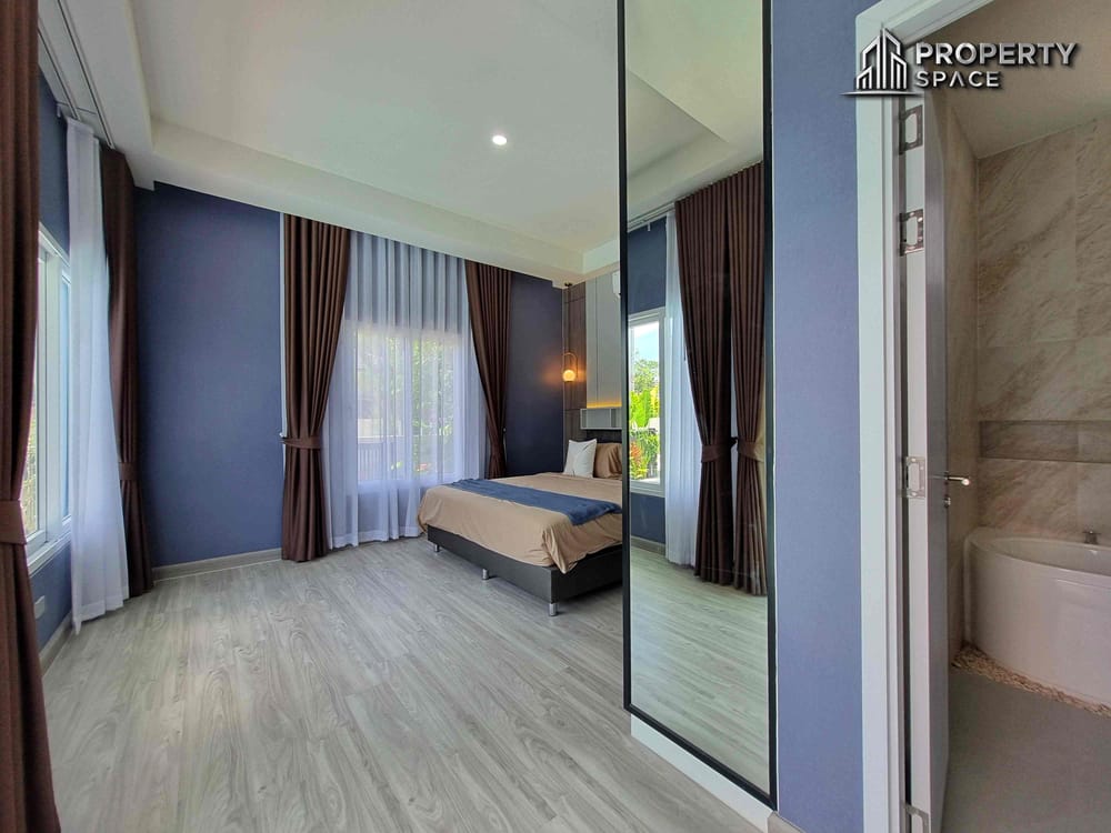 Modern Nordic-Style 5 Bedroom Pool Villa Near Mabprachan Lake Pattaya For Sale Image 26