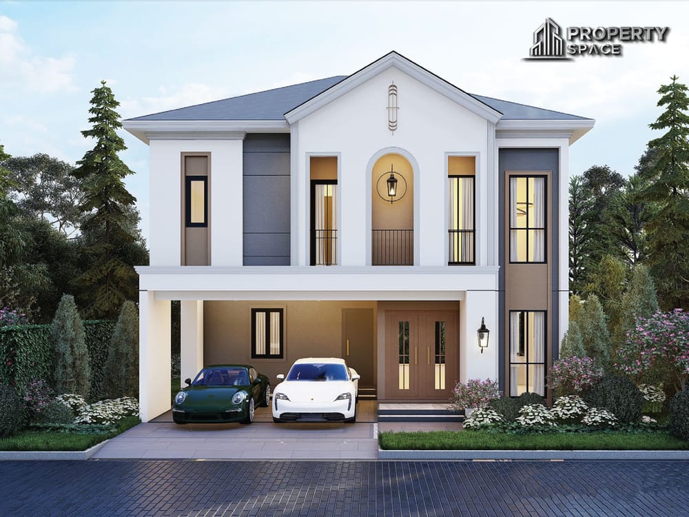 Brand New Scandinavian-Inspired 3 Bedroom Detached House In Pattaya For Sale Image 1