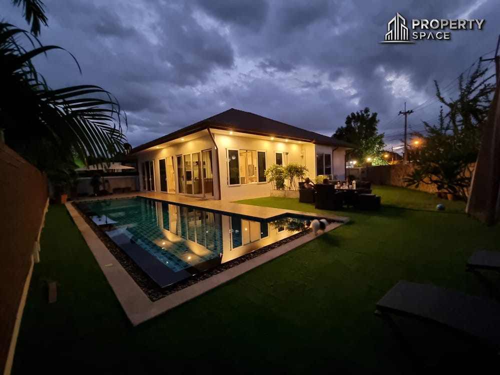 Modern single-story 3 Bedrooms Private Pool Villa for Rent at Garden Ville 1 Image 3