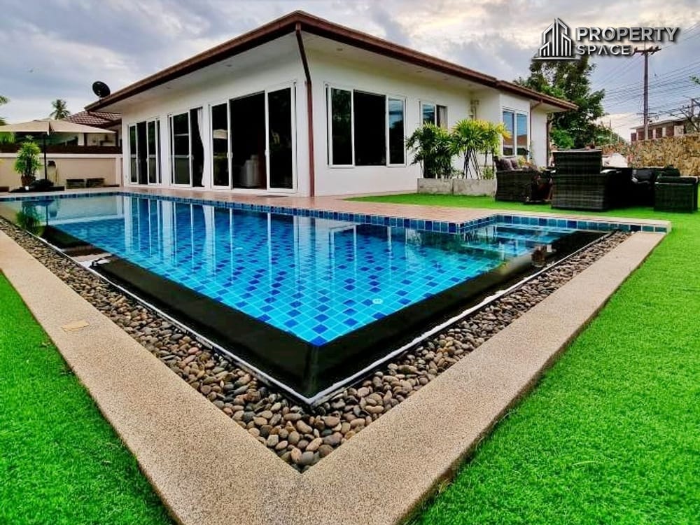 Modern single-story 3 Bedrooms Private Pool Villa for Rent at Garden Ville 1 Image 1