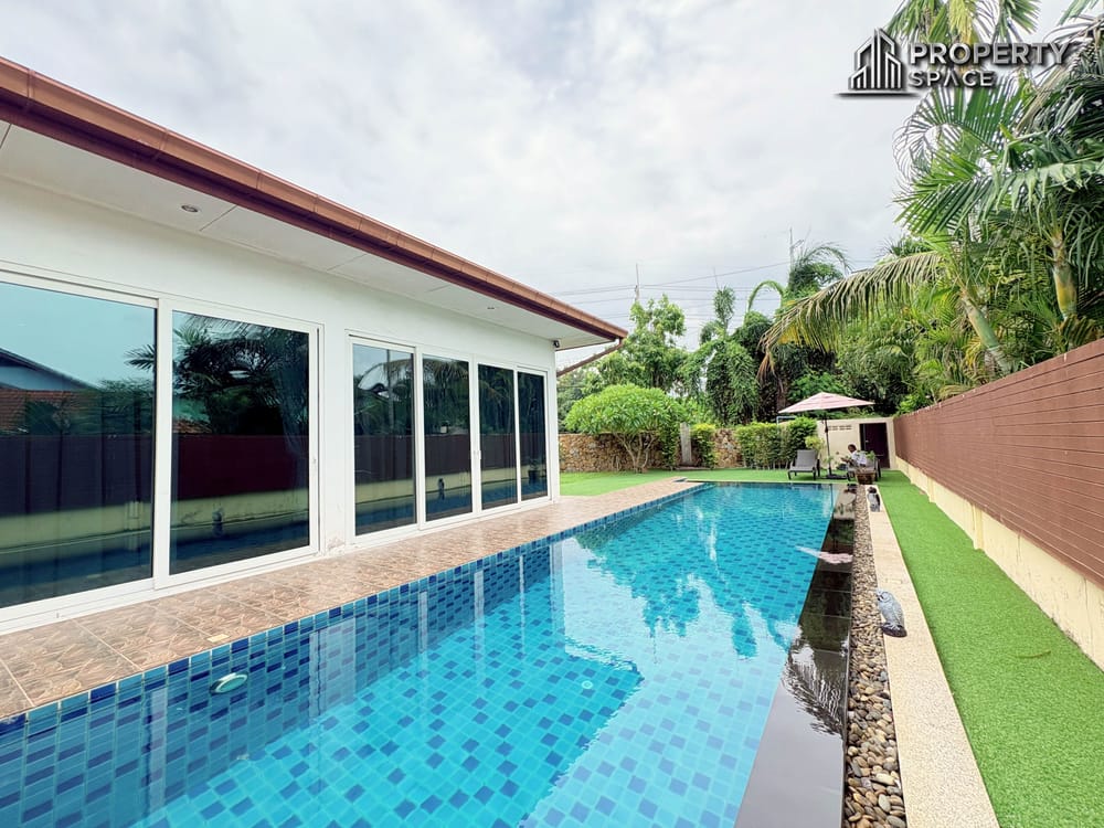 Modern single-story 3 Bedrooms Private Pool Villa for Rent at Garden Ville 1 Image 1