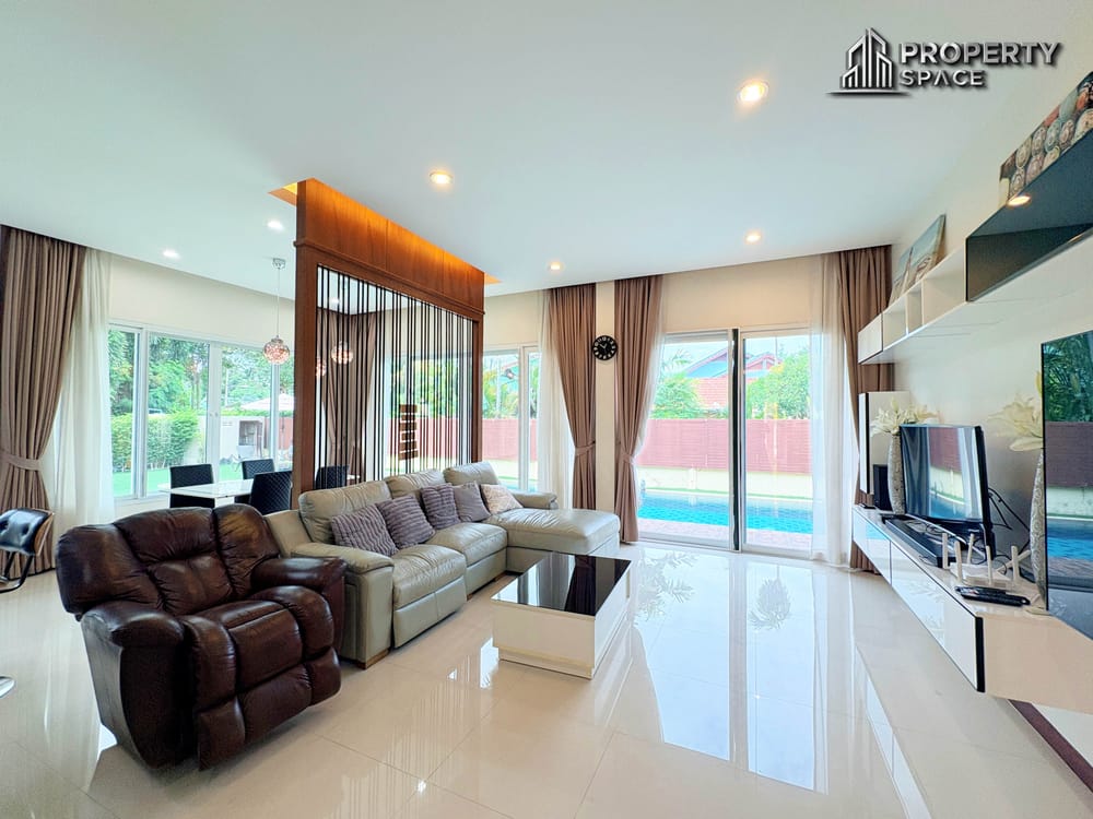 Modern single-story 3 Bedrooms Private Pool Villa for Rent at Garden Ville 1 Image 6