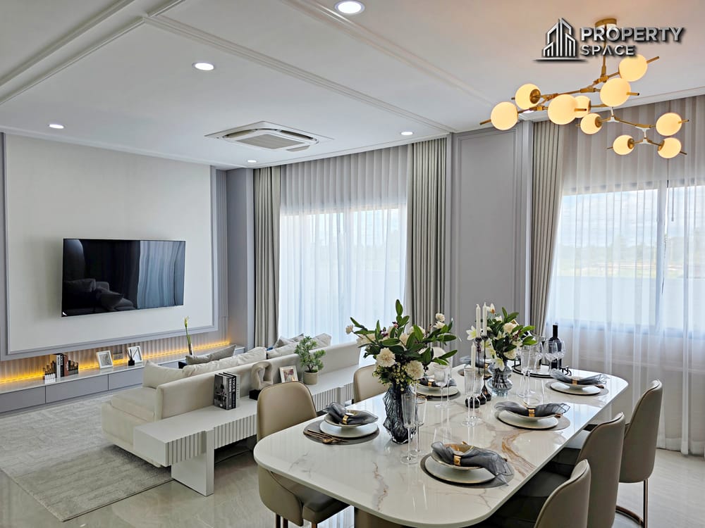 Brand New Scandinavian-Inspired 4 Bedroom Detached House In Pattaya For Sale Image 14