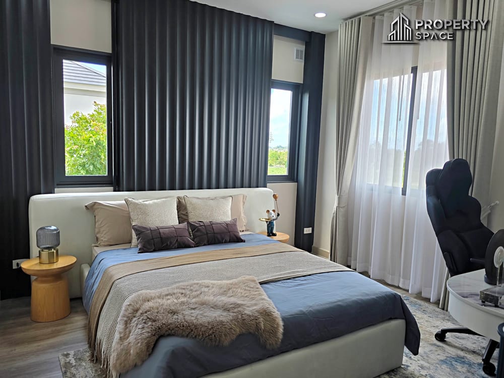 Brand New Scandinavian-Inspired 4 Bedroom Detached House In Pattaya For Sale Image 43