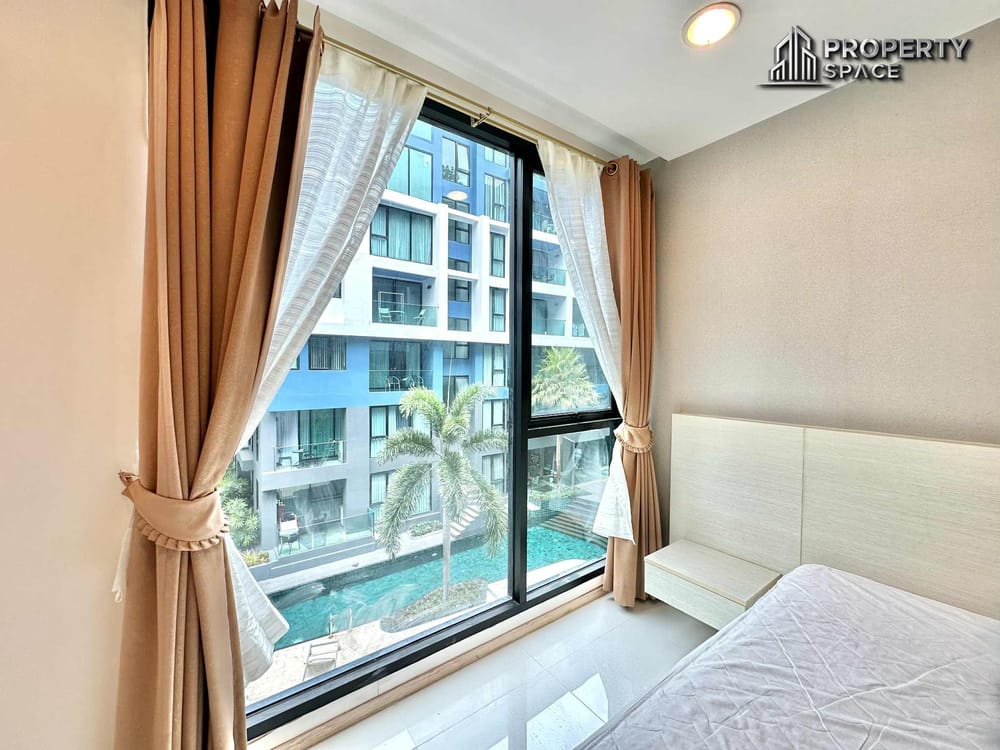 Near Beach! 1-Bedroom Corner Unit Pool View at Acqua Jomtien Pattaya For Rent Image 10
