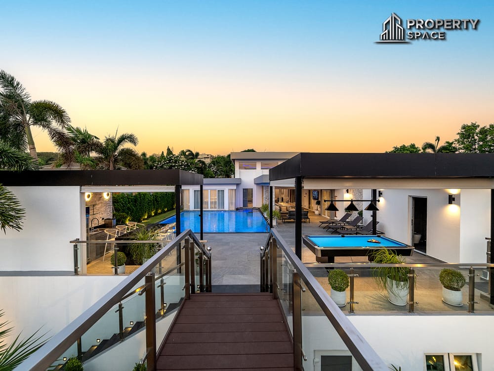 Prestige Living Above It All – Ultra-Luxury 6-Bedroom Hillside Villa For Sale in Pattaya Image 6