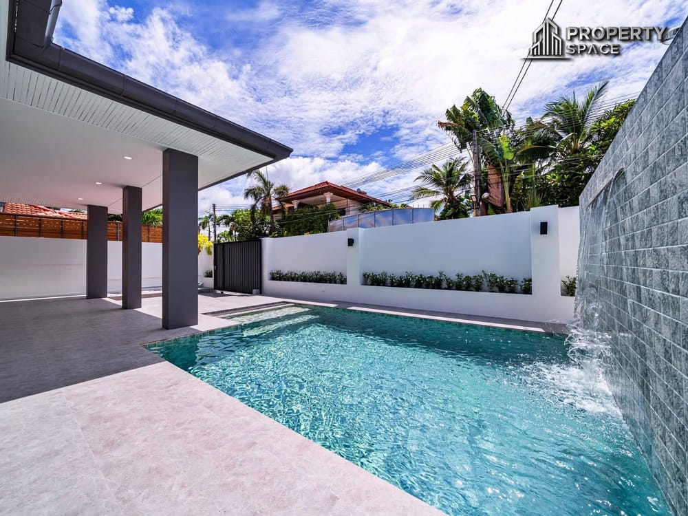 Brand New Modern Luxury 4 Bedroom Pool Villa In Jomtien Pattaya For Sale Image 3