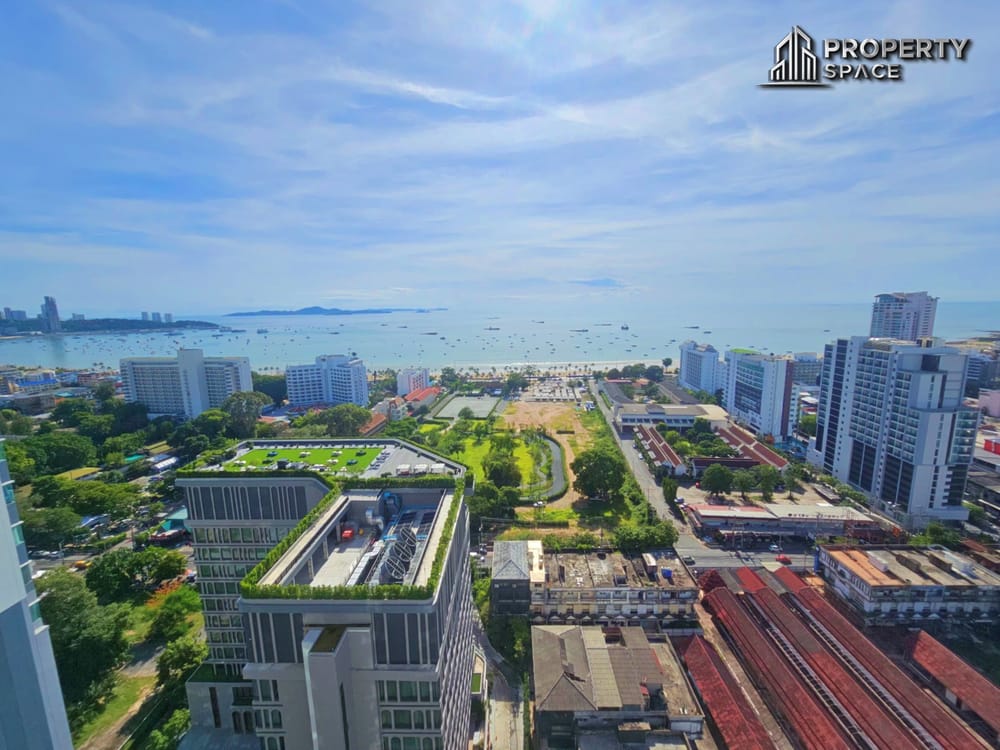 Sea View 1 Bedroom Condo In Centric Sea Condo Central Pattaya For Rent Image 1