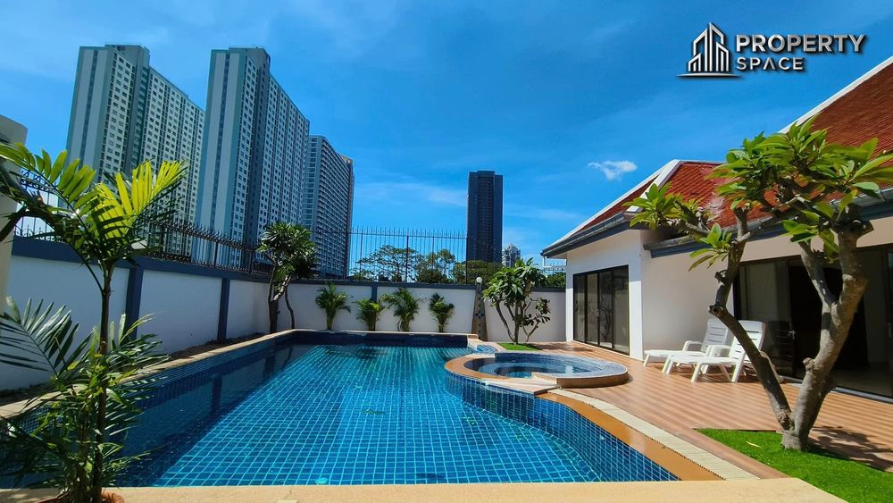 Spacious 4-Bedroom Pool Villa Near the Beach in Jomtien Pattaya for Rent Image 19