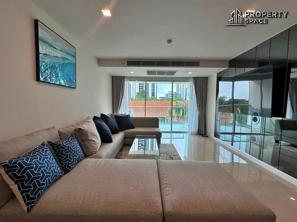 Elegance 2-Bedroom Partial Sea View Condo at Elegance @ Cosy Beach Pratumnak For Rent Image 1