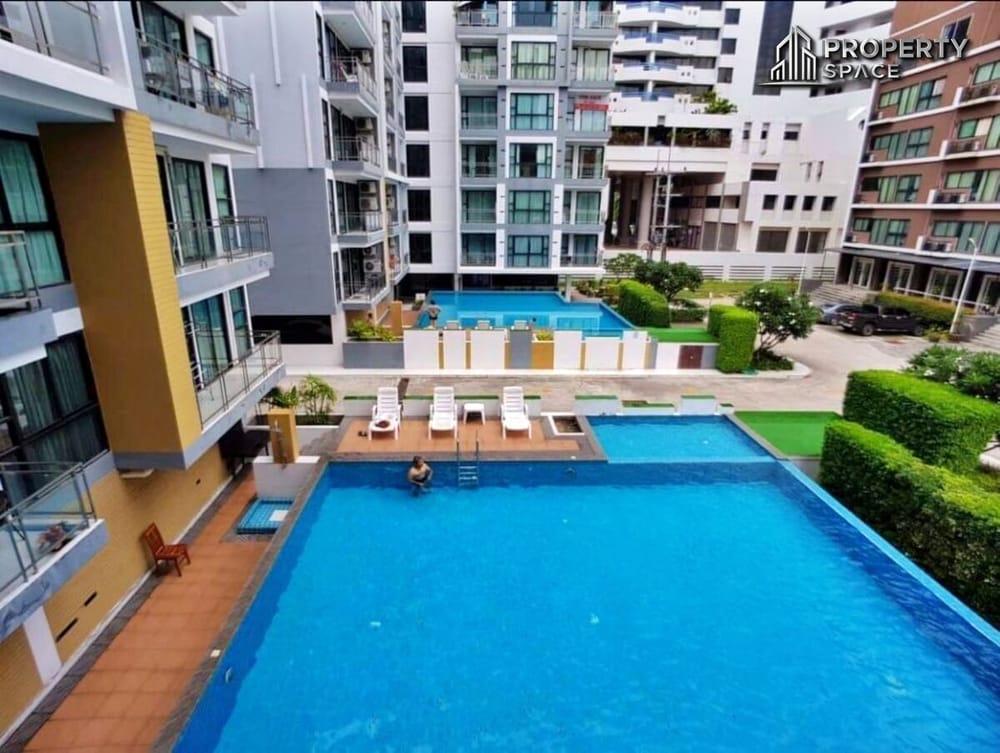 For Rent: 1-Bedroom Corner Unit with Pool View at Neo Condo, Jomtien Image 3