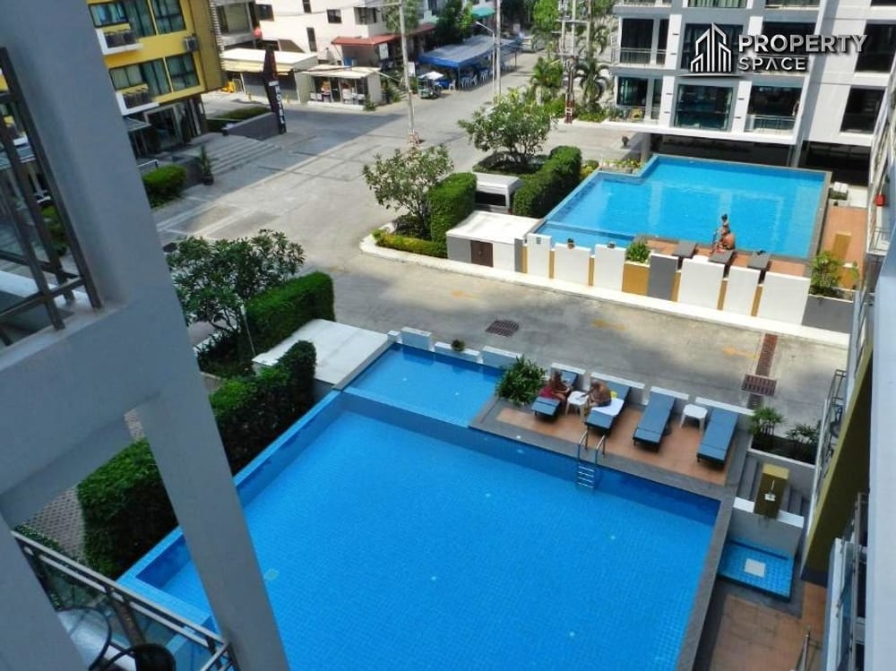 For Rent: 1-Bedroom Corner Unit with Pool View at Neo Condo, Jomtien Image 4