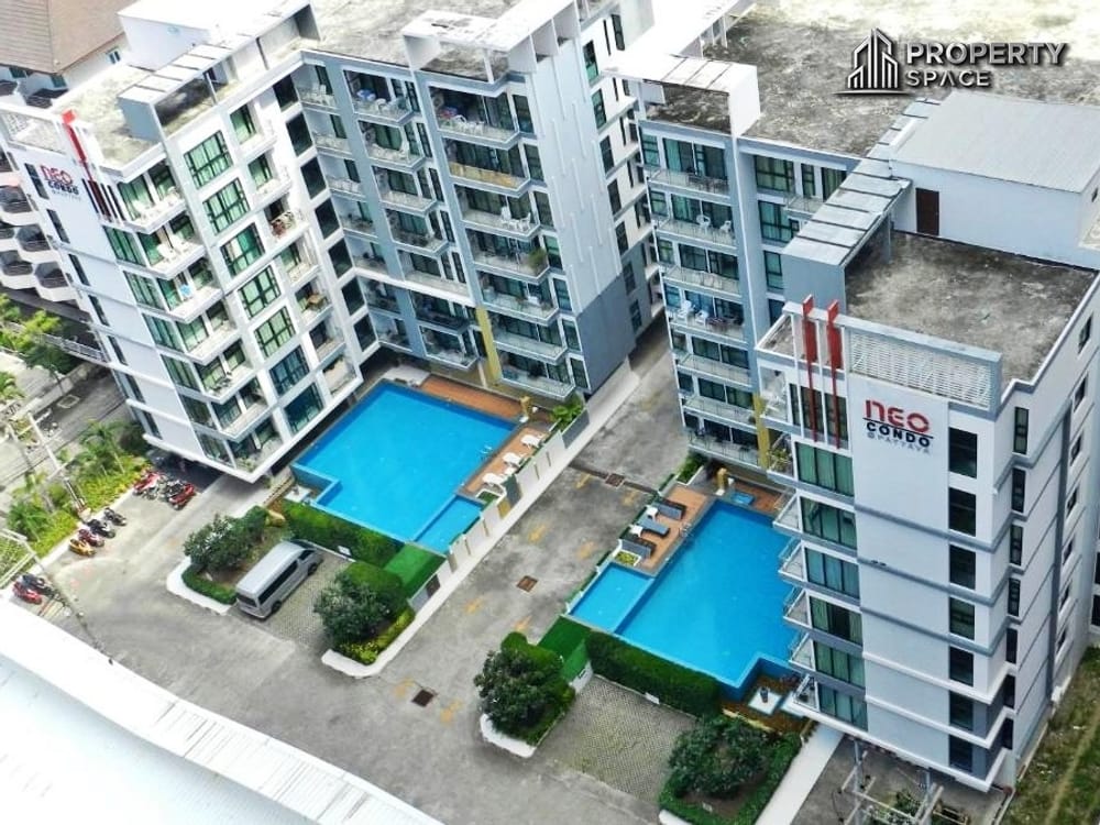 For Rent: 1-Bedroom Corner Unit with Pool View at Neo Condo, Jomtien Image 5