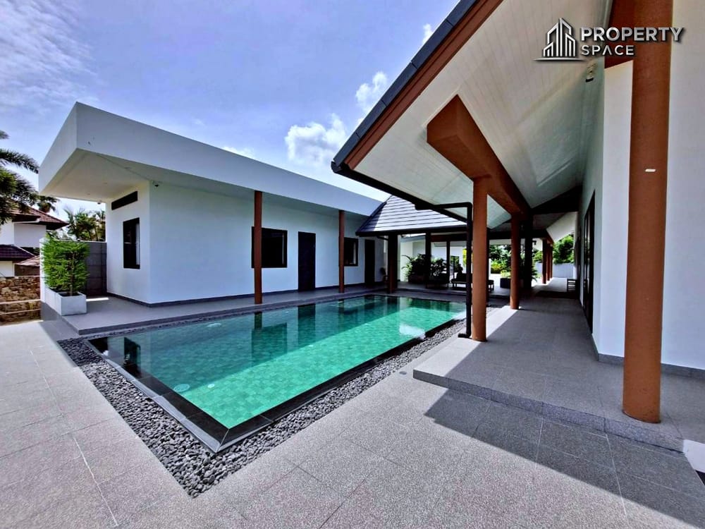Spacious Resort-Style 5-Bedroom Pool Villa with Mountain View In Pattaya For Rent Image 4