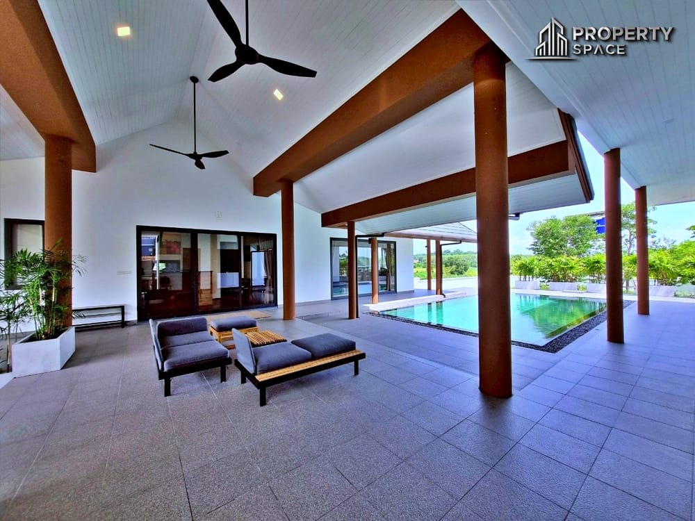 Spacious Resort-Style 5-Bedroom Pool Villa with Mountain View In Pattaya For Rent Image 5