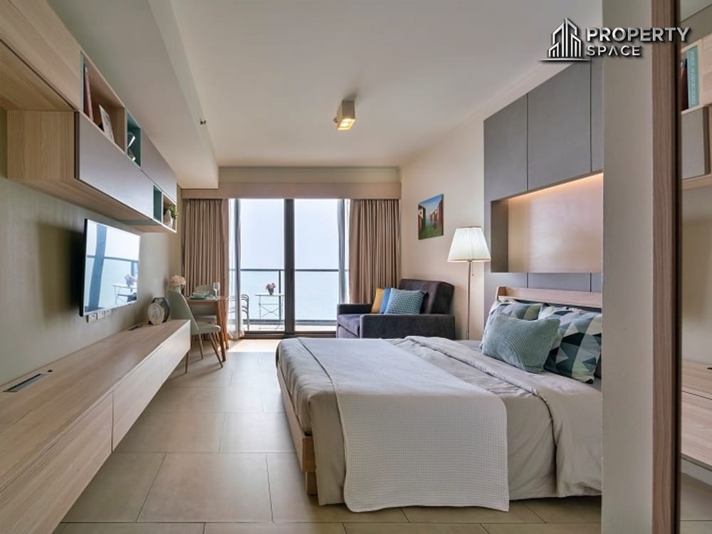 Modern Studio with Sea Views at The Zire Wongamat Condo For Sale or Rent Image 5