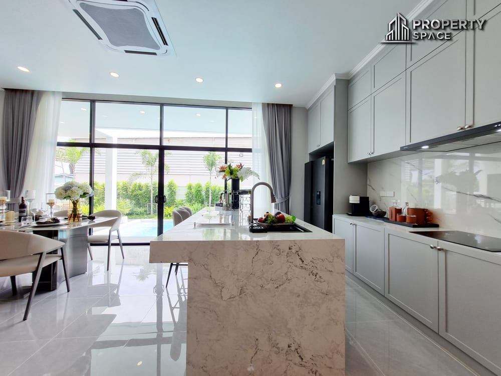 Newly Built Modern Luxury 4 Bedroom Pool Villa No Common Fees In Huay Yai Pattaya For Sale Image 15