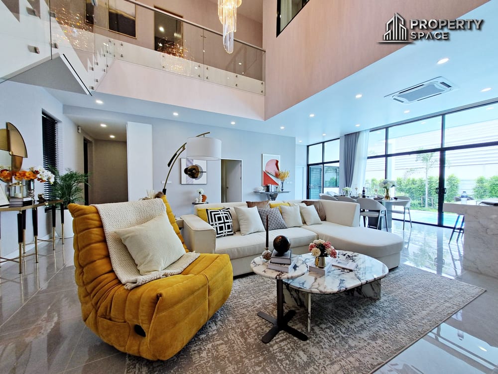 Newly Built Modern Luxury 4 Bedroom Pool Villa No Common Fees In Huay Yai Pattaya For Sale Image 10