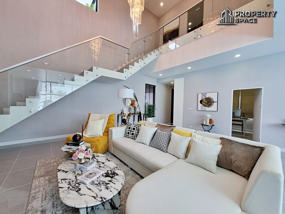 Newly Built Modern Luxury 4 Bedroom Pool Villa No Common Fees In Huay Yai Pattaya For Sale Image 7
