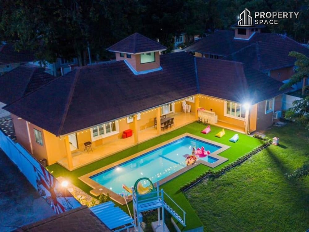 Spacious 3-Bedroom Family Home with Private Swimming Pool In Pattaya For Rent Image 1
