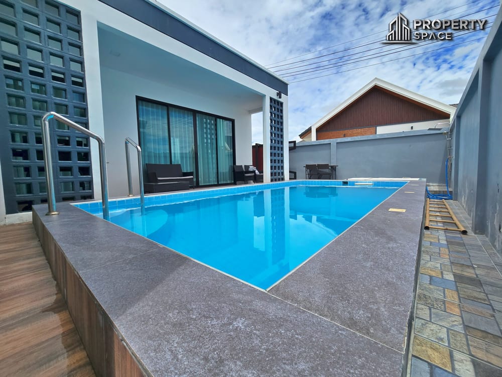 Nordic Style 3-Bedroom Pool Villa At Mabprachan Lake East Pattaya For Rent  Image 5
