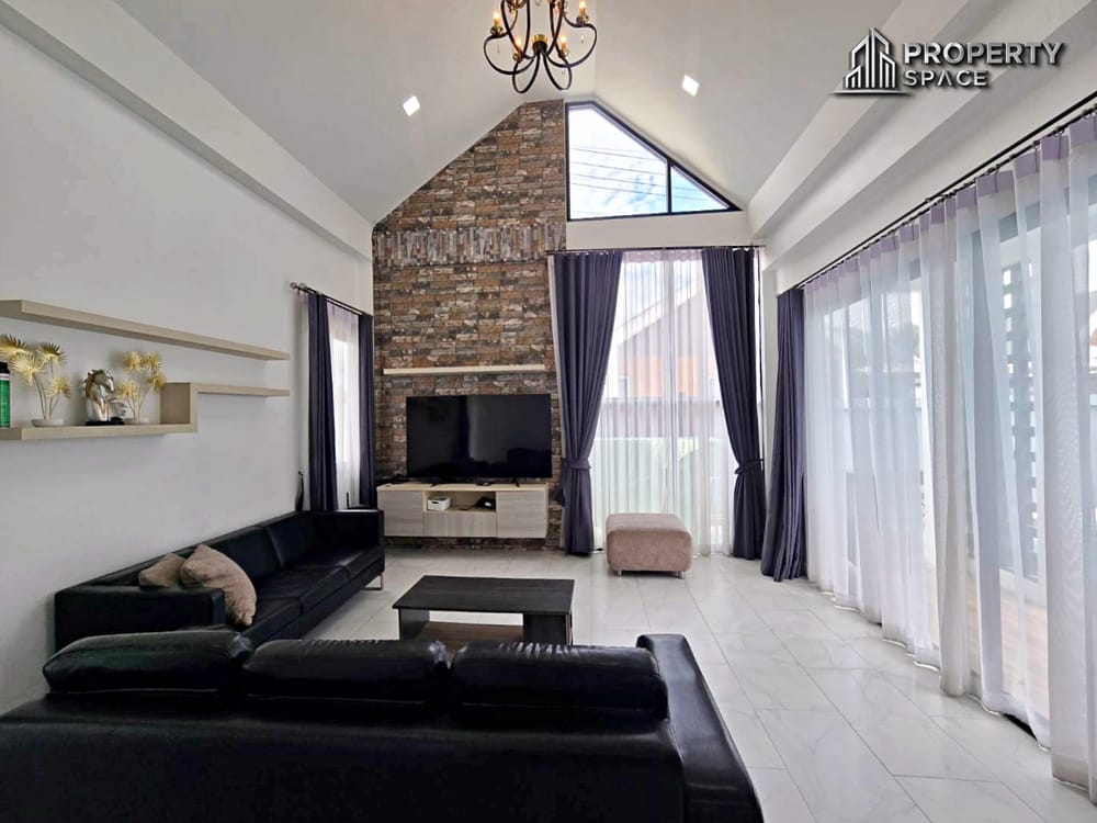 Nordic Style 3-Bedroom Pool Villa At Mabprachan Lake East Pattaya For Rent  Image 6