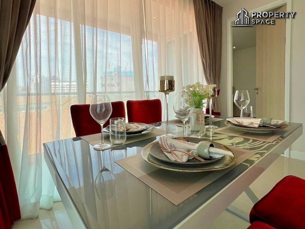 Sea View 2-Bedroom Spacious Condo at Grand Caribbean Condo Pattaya For Rent Image 8