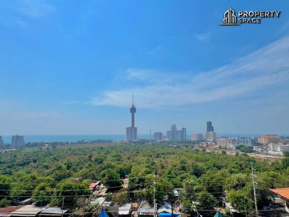 Sea View 2-Bedroom Spacious Condo at Grand Caribbean Condo Pattaya For Rent Image 3