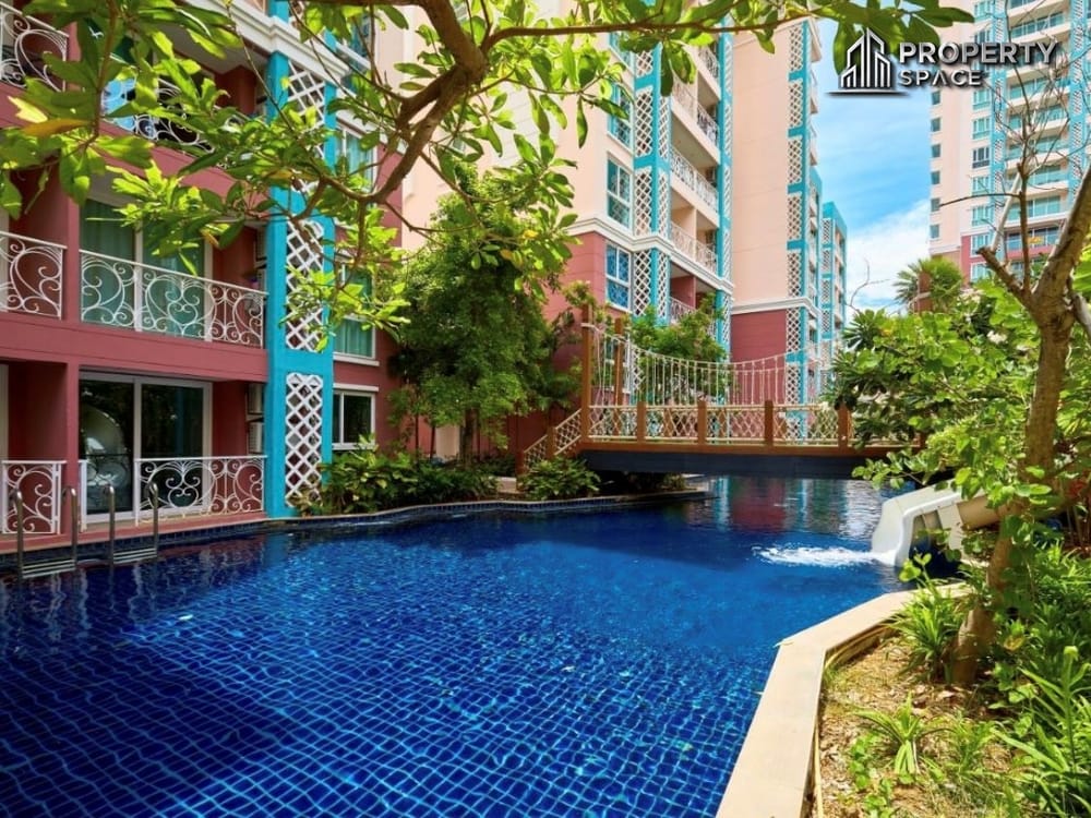 Sea View 2-Bedroom Spacious Condo at Grand Caribbean Condo Pattaya For Rent Image 17