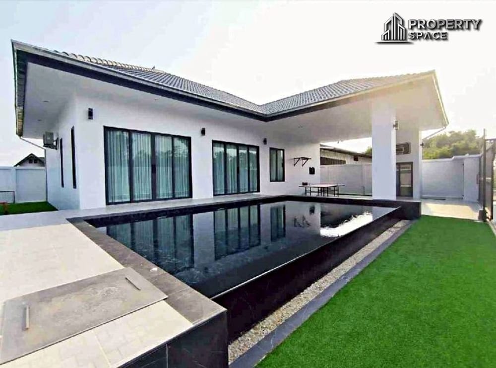 Modern 3 Bedroom Pool Villa Near Mabprachan Lake Pattaya For Rent Image 1