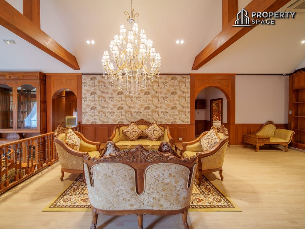 Luxurious Thai Style 3-Bedroom Pool Villa With Spacious Interiors In East Pattaya For Sale Image 9