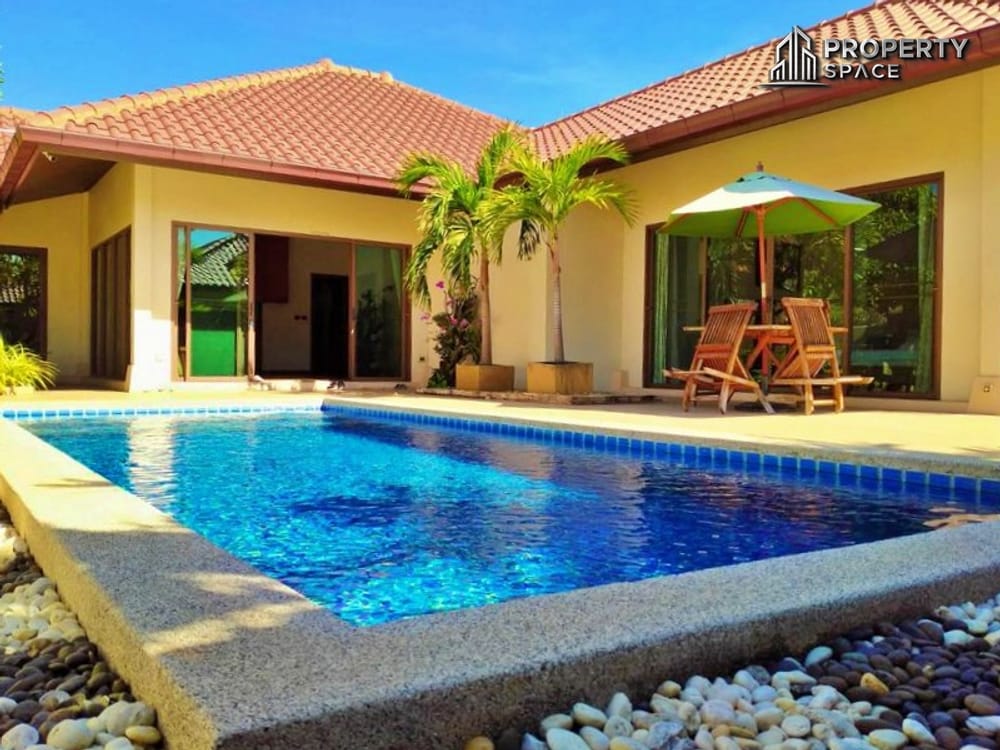 Warm & Cozy 3-Bedroom Pool Villa in Huai Yai Pattaya For Rent Image 1