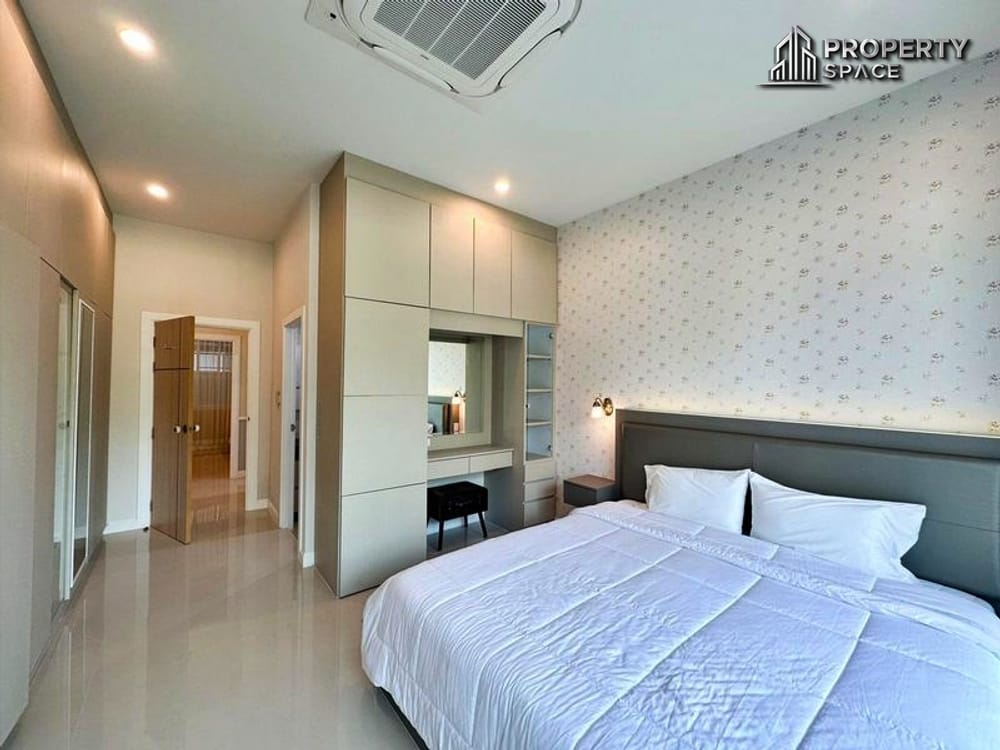 Pattaya Modern Single-Story 3-Bedroom House In Huai Yai Garden Ville 5 For Rent Image 13