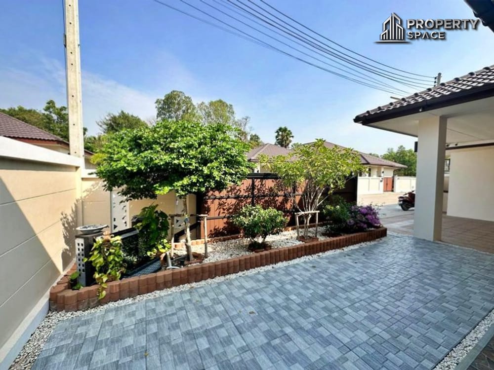 Pattaya Modern Single-Story 3-Bedroom House In Huai Yai Garden Ville 5 For Rent Image 17