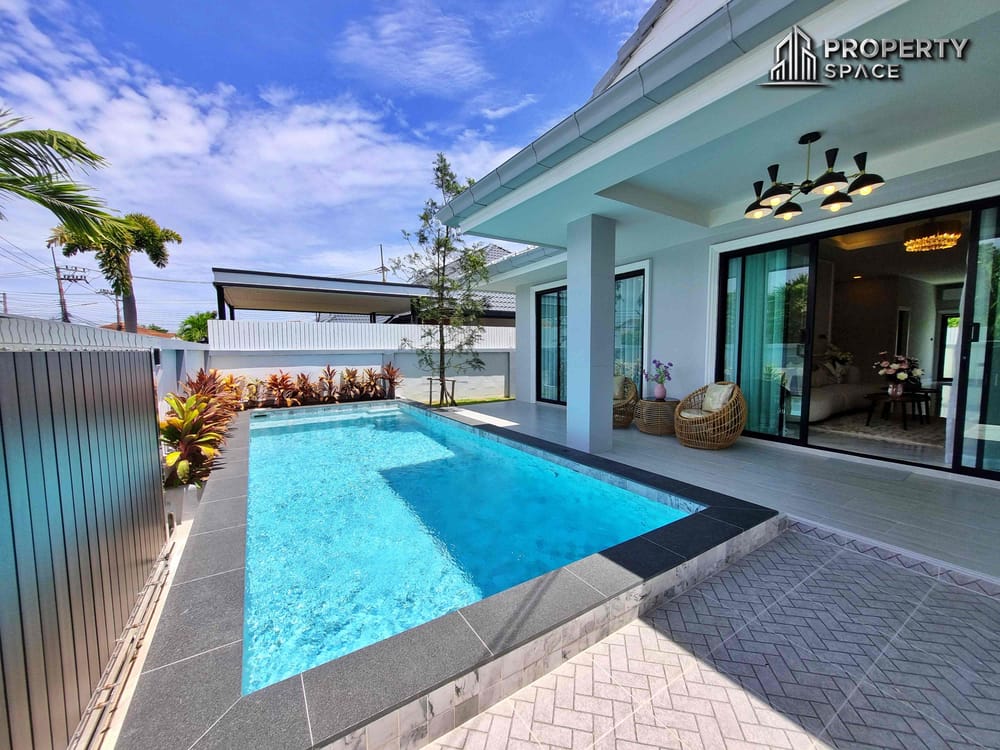 Brand New 4 Bedroom Modern Pool Villa In East Pattaya For Sale Image 4
