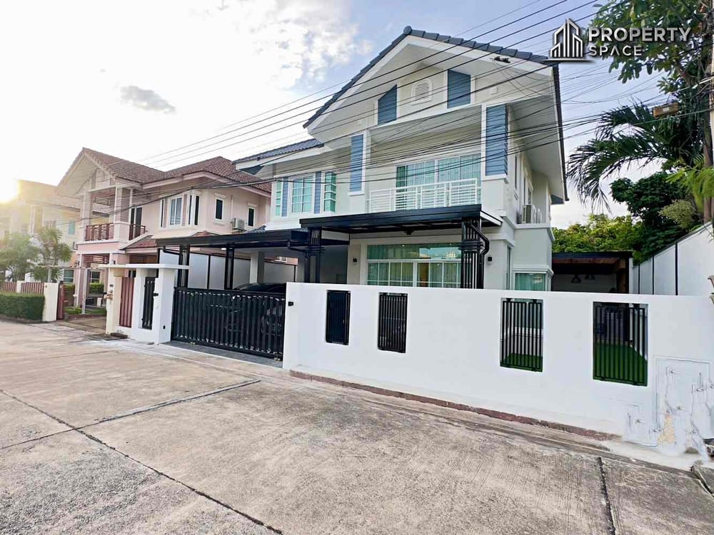 Renovated 4-Bedroom Detached House In Secured Village East Pattaya For Sale Image 1