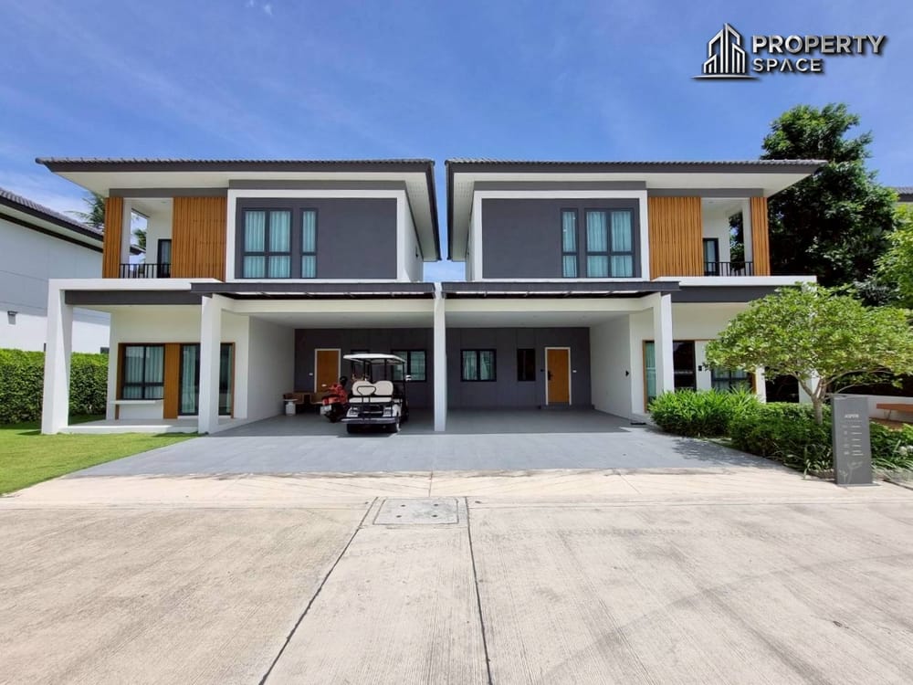 Brand New 4 Bedroom House In Secured Compound In Huay Yai Pattaya For Sale Image 1