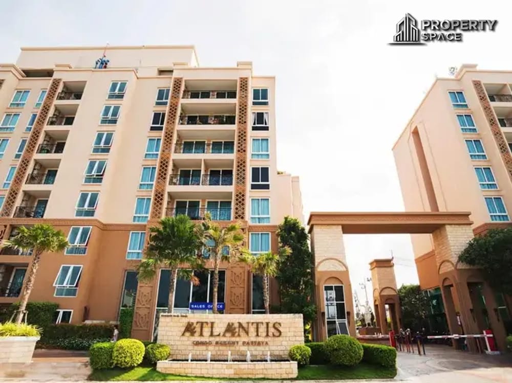 Pool View 2-Bedroom Condo In Atlantis Condo Resort Jomtien For Sale Image 1