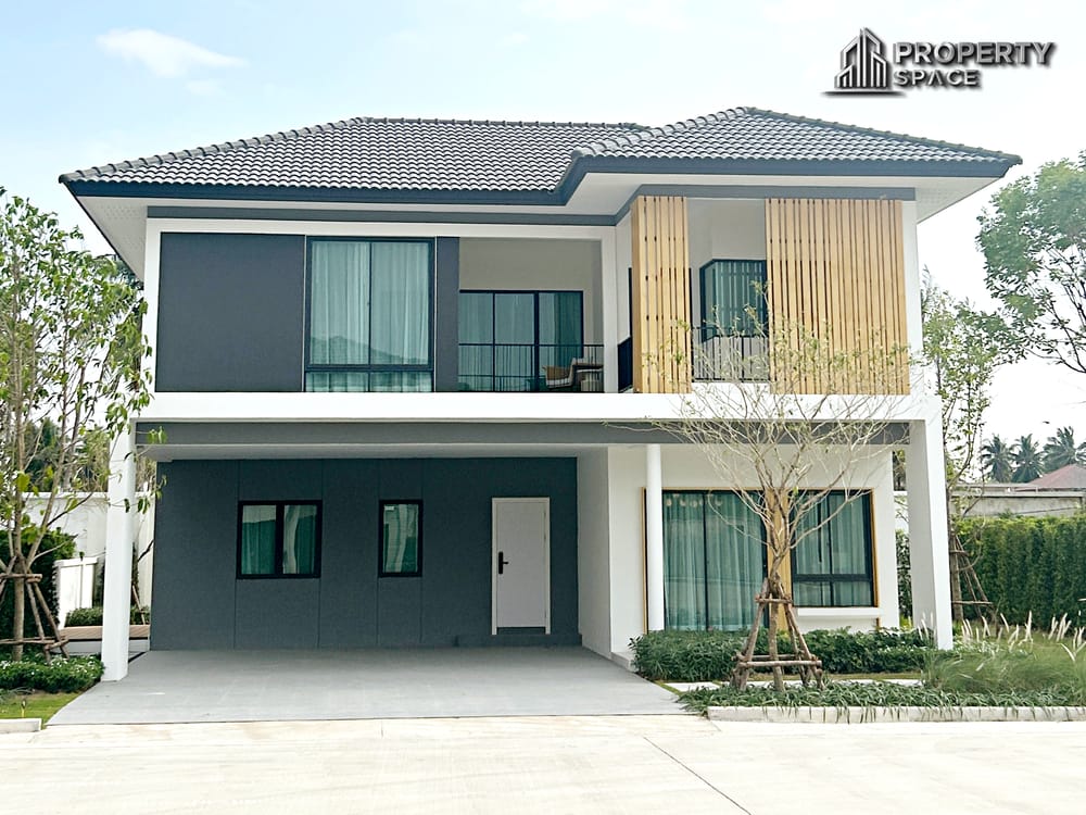 Brand New 4 Bedroom Detached House In Secured Compound In Huay Yai Pattaya For Sale Image 1
