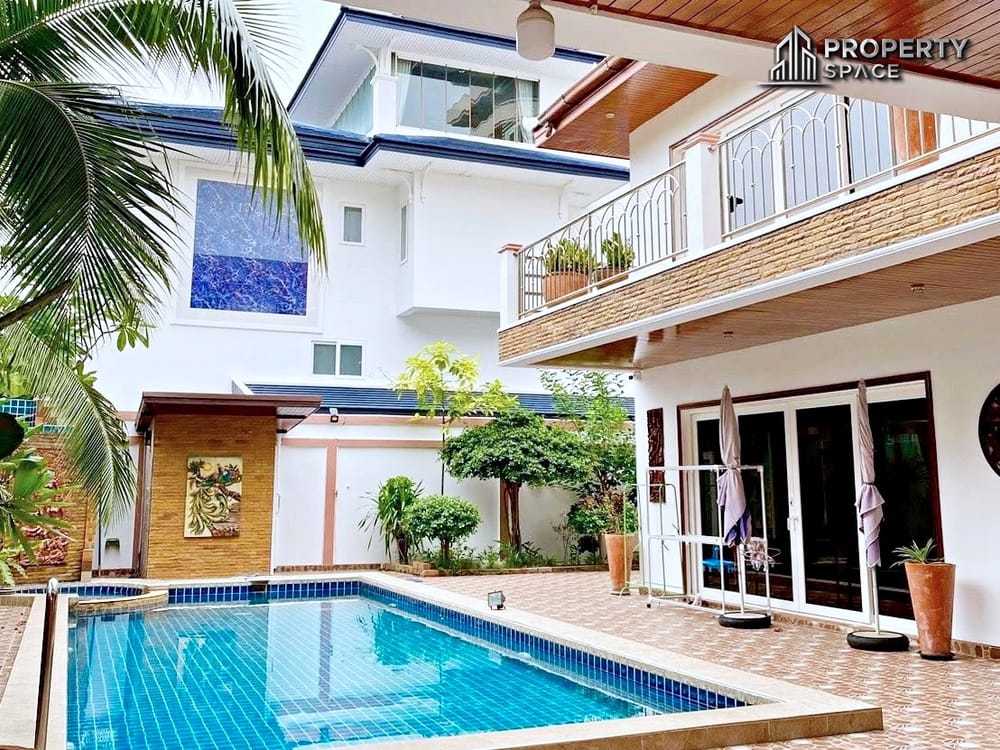 Luxury Spacious 4 Bedroom Pool Villa In Na Jomtien Pattaya For Rent Image 4