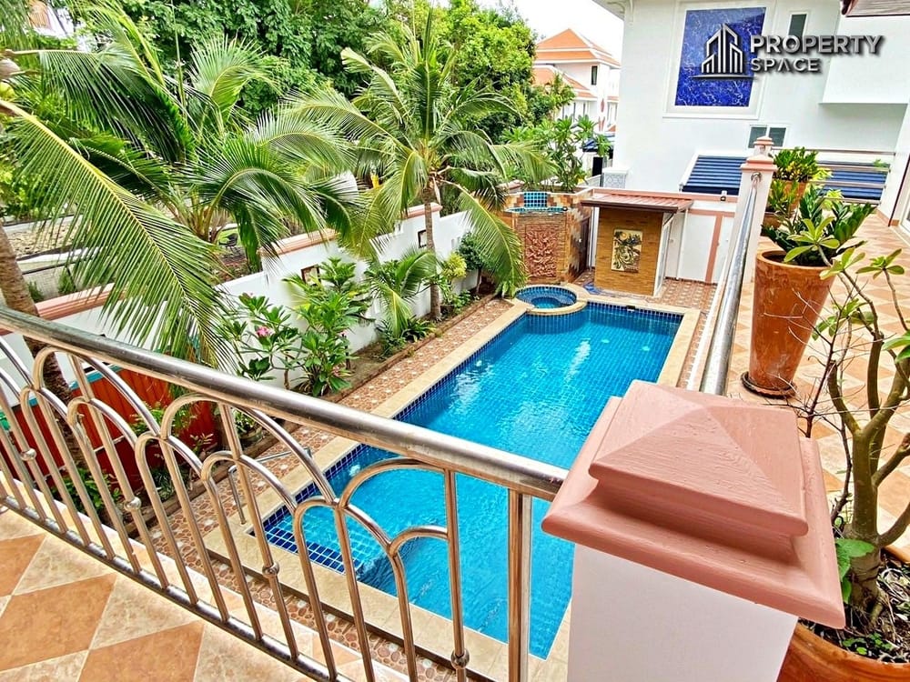 Luxury Spacious 4 Bedroom Pool Villa In Na Jomtien Pattaya For Rent Image 6