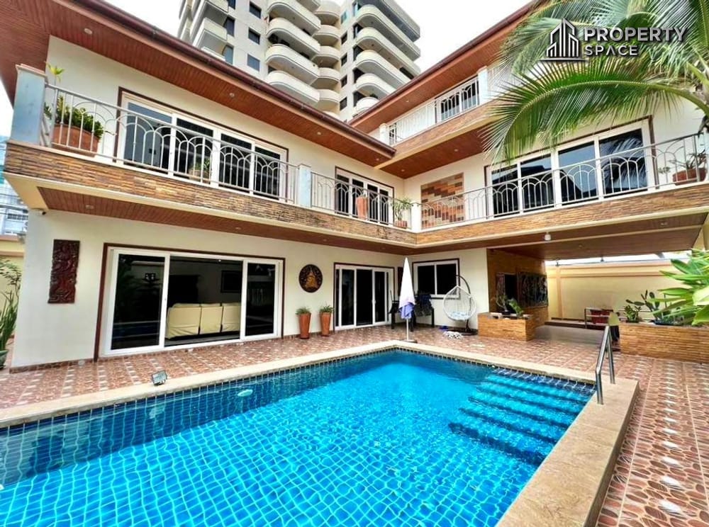 Luxury Spacious 4 Bedroom Pool Villa In Na Jomtien Pattaya For Rent Image 1