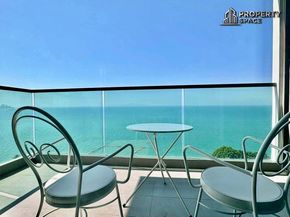 Prime Sea View 2-Bedroom Corner Unit In Wongamat Tower Condo Pattaya For Rent Image 1