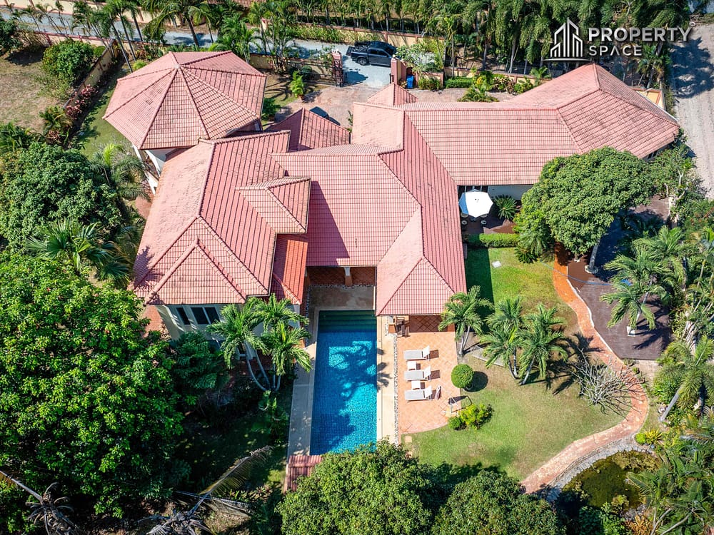Stunning 5-Bedroom Pool Villa On Land Over 1 Rai In Huay Yai Pattaya For Sale Image 5