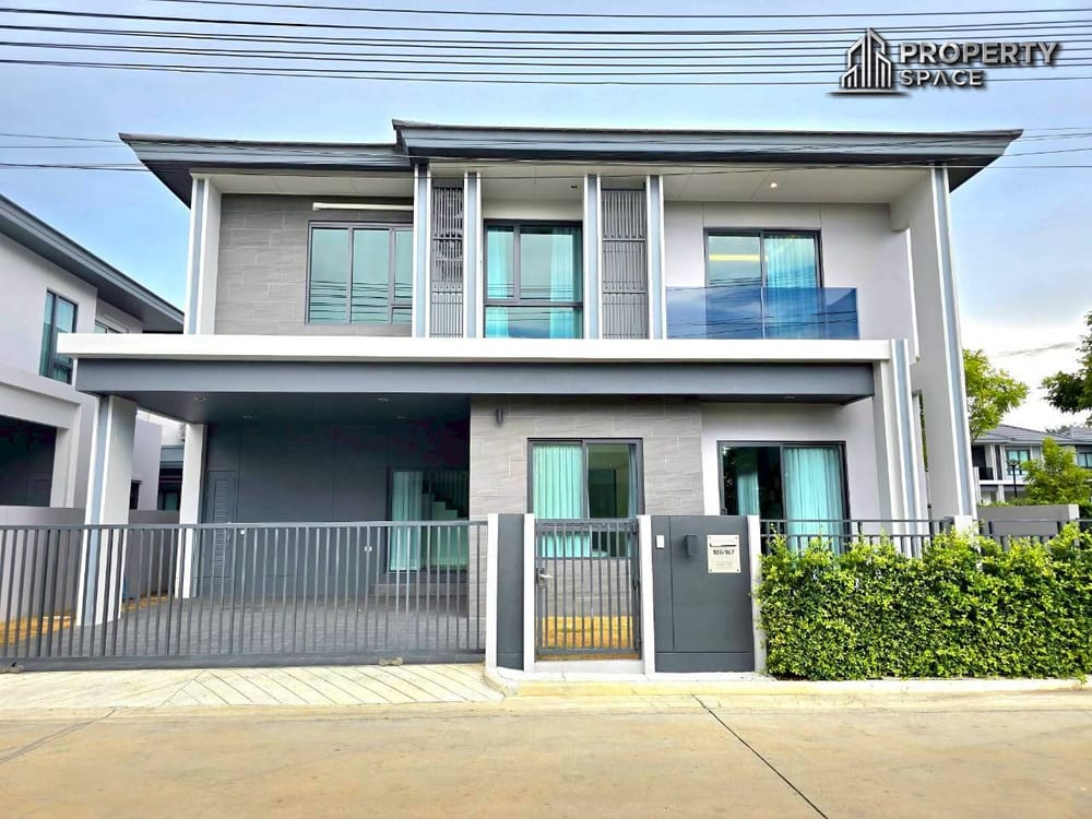 Ideal for Families Spacious 4-Bedroom House In Patta Element Pattaya For Rent  Image 1