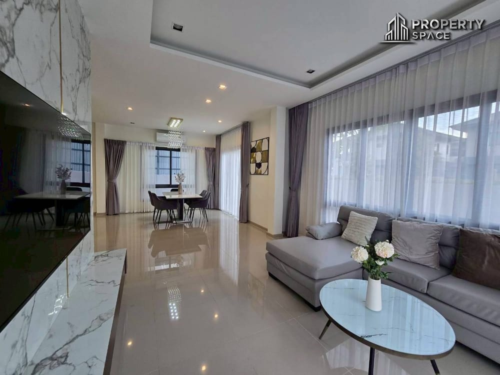 Ideal for Families Spacious 4-Bedroom House In Patta Element Pattaya For Rent  Image 4