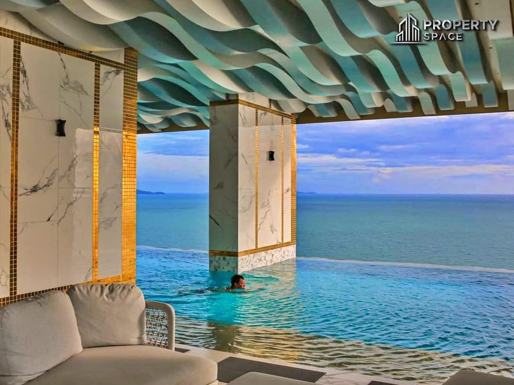 Sea View 1 Bedroom in Copacabana Jomtien Beachfront Condo Pattaya for Rent Image 3