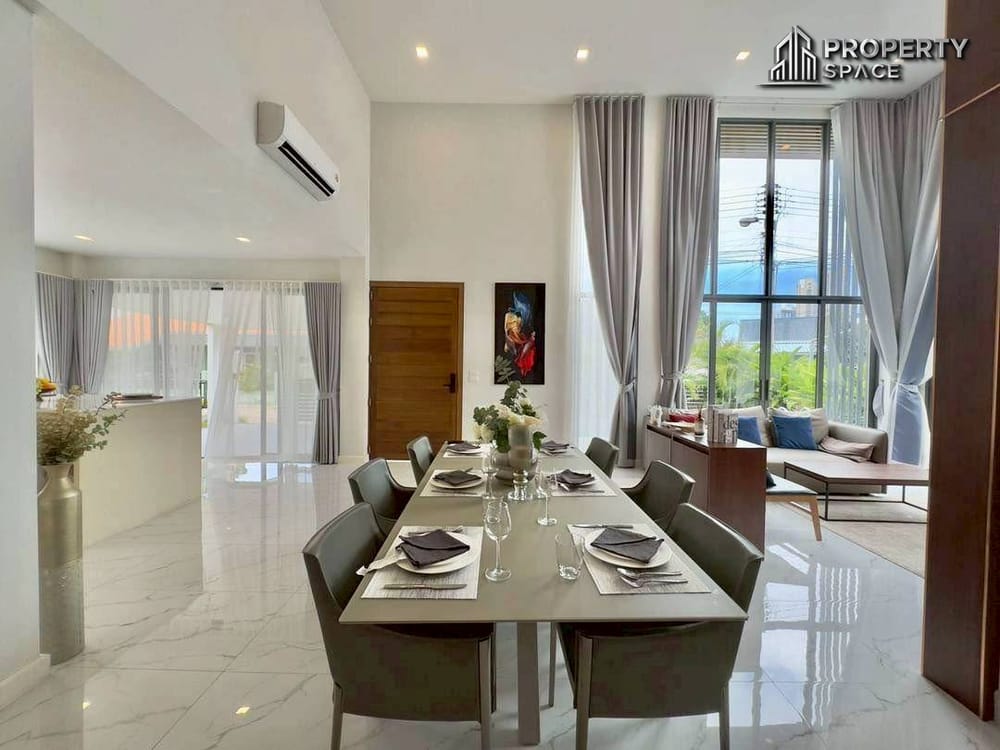 Modern 3 Bedroom Private Pool Villa In Naklue Pattaya For Rent Image 6