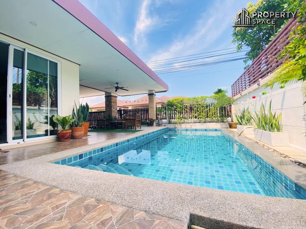Modern 3-Bedroom Pool Villa Suitable For Family in Huay Yai Pattaya For Sale Image 3